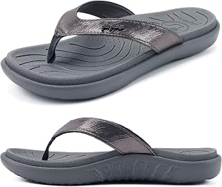 jiajiale Womens Orthotic Arch Support Flip Flops Cushion Yoga Mat Sandals