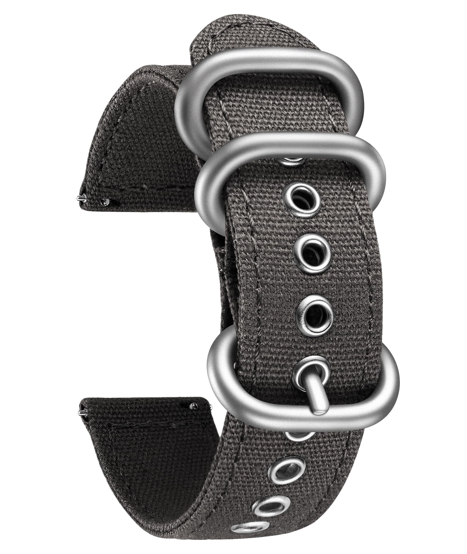 BINLUN Canvas Watch Strap for Men Women 18mm 20mm 22mm 24mm Fabric Watch Strap f