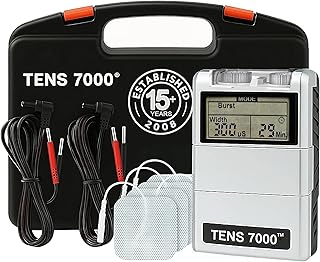 TENS 7000 Digital TENS Machine with Accessories - Muscle Stimulator Machine for Back Pain Relief, Sciatica, Neck, Nerve, Shoulder, Hip, Elbow, Muscle Pain Relief