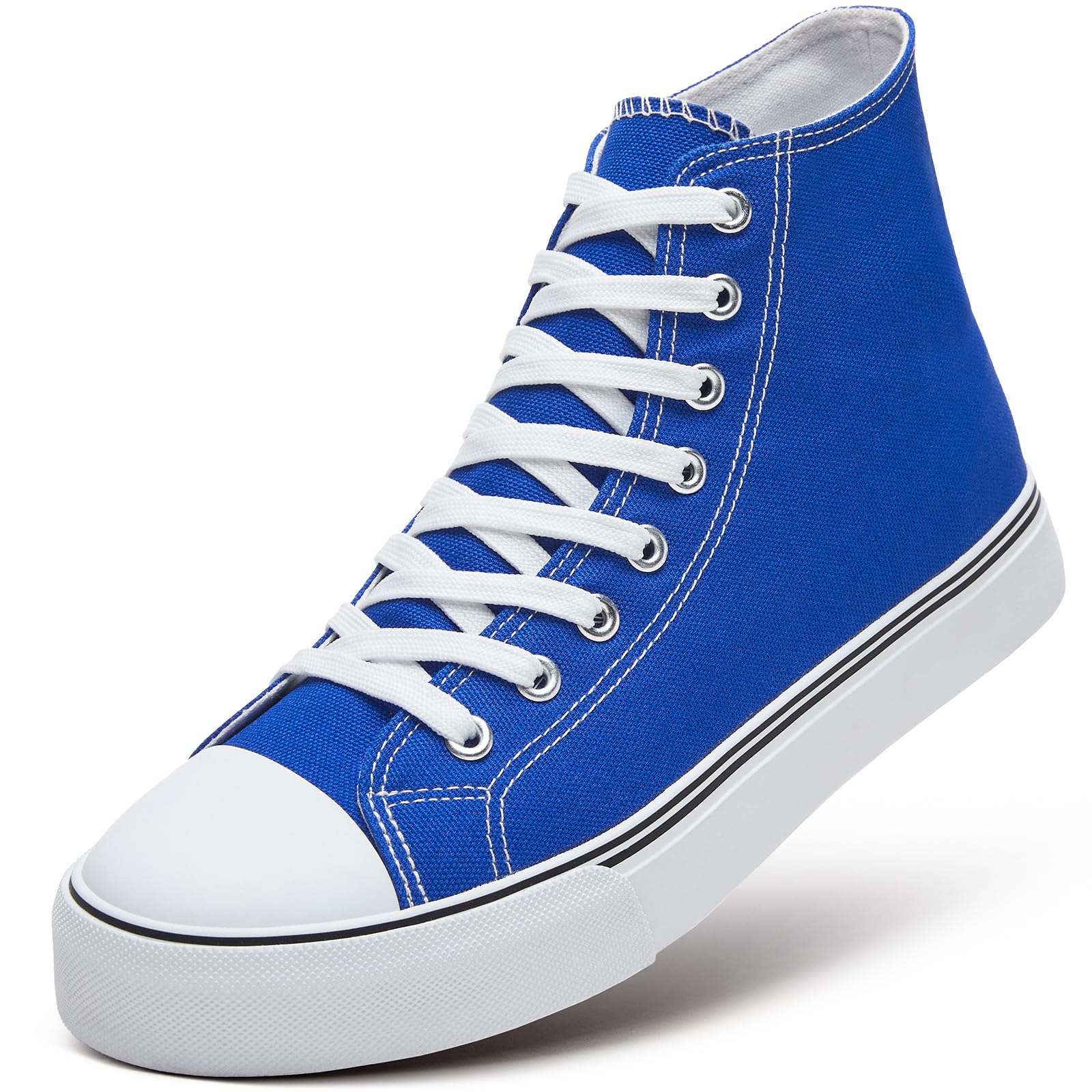ZGR Mens High Top Canvas Lace Up Classic Casual Sneakers