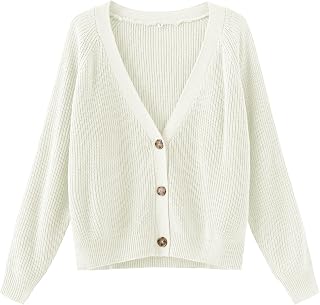 TASAMO Womens Cardigan Sweaters 2026 Fall Cropped Lightweight Sweater