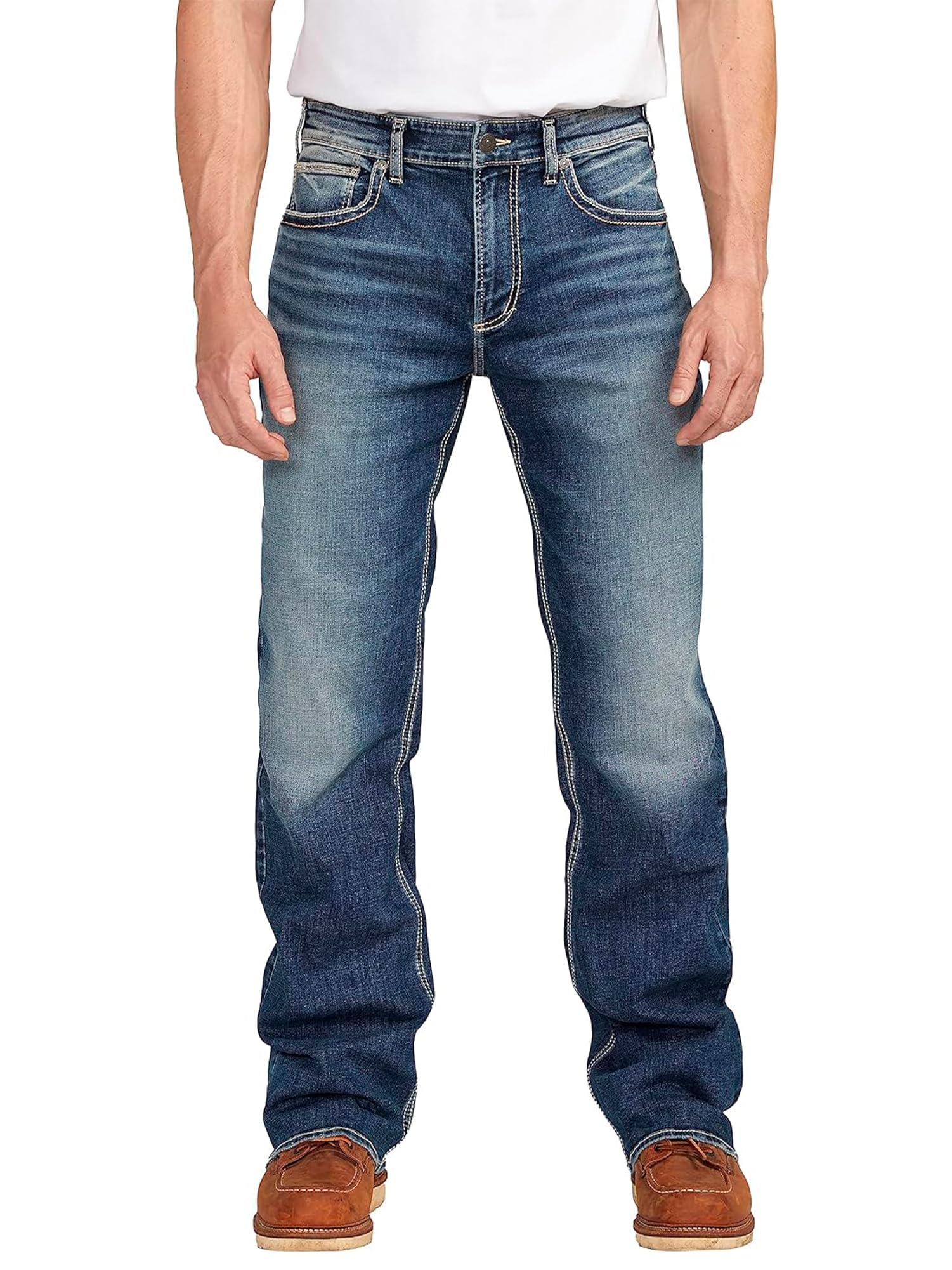 Silver Jeans Co. Mens Craig Easy Fit Bootcut Jean