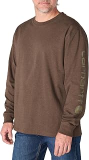 Carhartt Herren Signature Sleeve Logo Langarm T-Shirt T-Shirt (1er Pack)