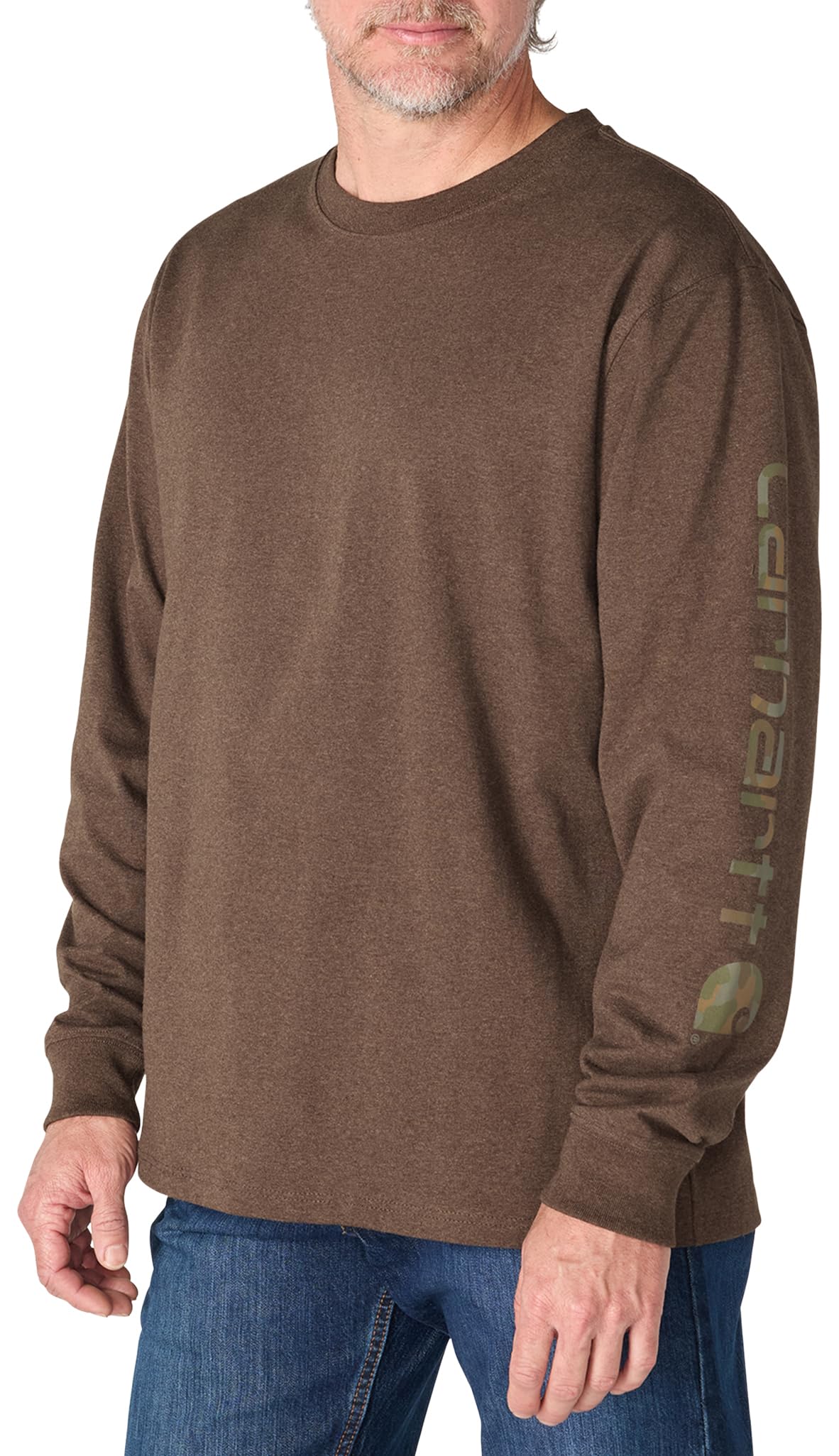Carhartt Herren Signature Sleeve Logo Langarm T-Shirt T-Shirt (1er Pack)