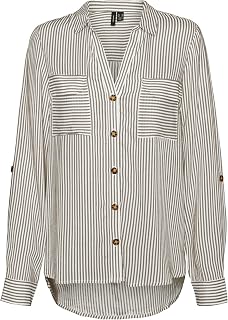 VERO MODA Vmbumpy L/S Shirt New Wvn Noos Vmbumpy L S T-Shirt New Wvn Noos Women (Pack of 1)