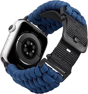 BINLUN Compatible with Apple Watch Strap 49mm 46mm 45mm 44mm 42mm, Nylon Braided Paracord Replacement Straps Suitable for iWatch Ultra3 Ultra2 Ultra SE3 Series 11/10/9/8/7/SE2/SE/6/5/4/3/2/1