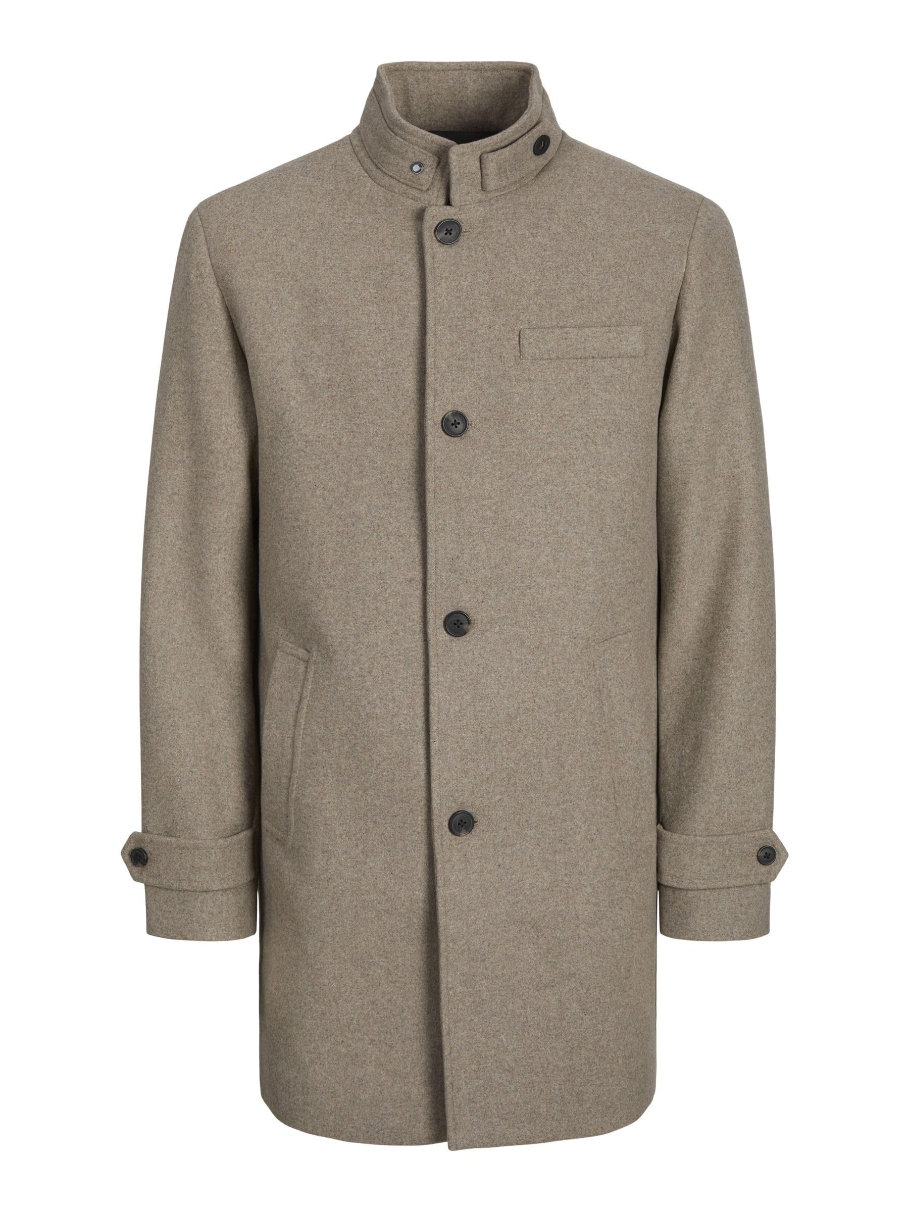 JACK & JONES Jjemelton Wool Coat Sn Abrigo de lana Hombre (Pack de 1)
