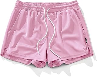 AIMPACT Mens Mesh Running Shorts Quick Dry Gym Athletic Workout Shorts with Pockets