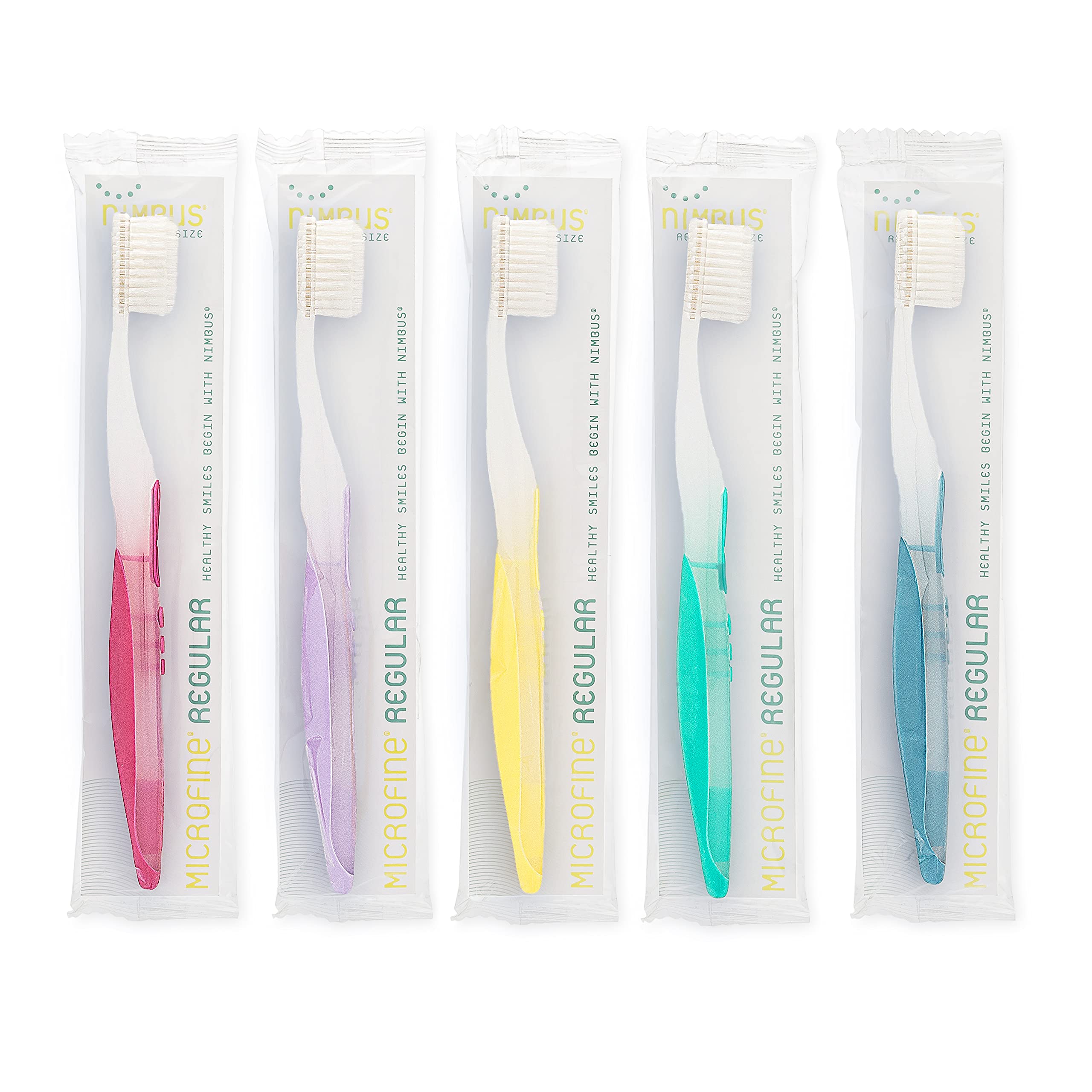 NIMBUS Extra Soft Toothbrushes for Sensitive Teeth (Regular, 5 Pack) | Periodont
