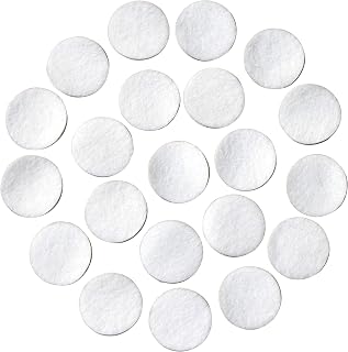 White Adhesive Felt Circles: Variety of Sizes: ½”, ¾”, 1" or 1.5" Wide; Package Sizes for Wholesale Pricing, Die Cut Stickers Ready to use for DIY Projects & Crafts (48 Count 1", White)
