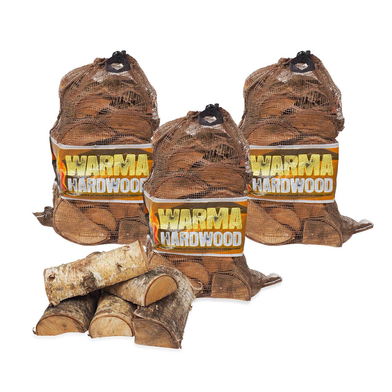 Hardwood Firewood Logs 81L Kiln Dried Logs - Ready to Burn Easy For a Long Hot B