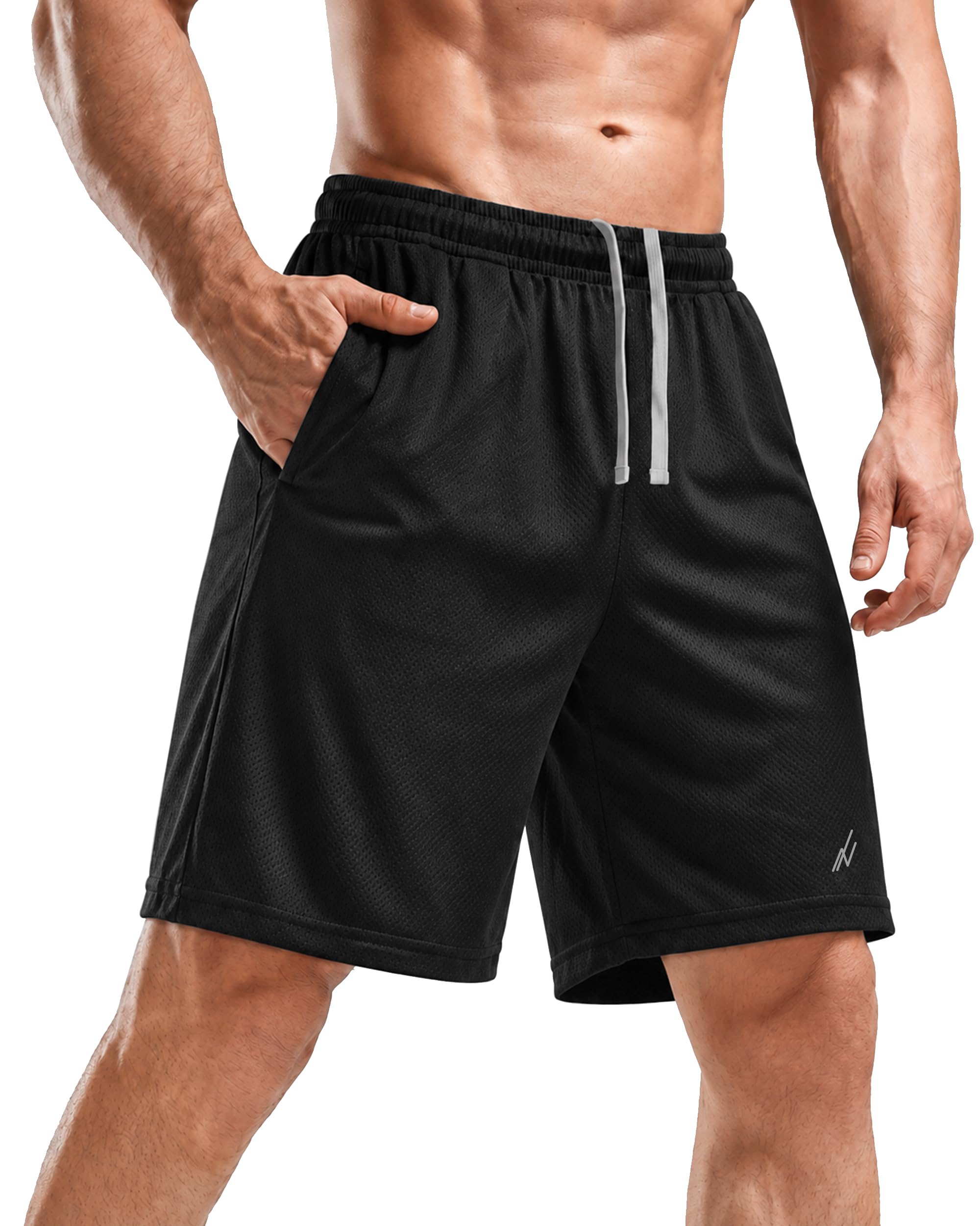 NY Threads Quick Dry Men's Athletic Shorts Loose-Fit Running Gym Shorts | Lightw