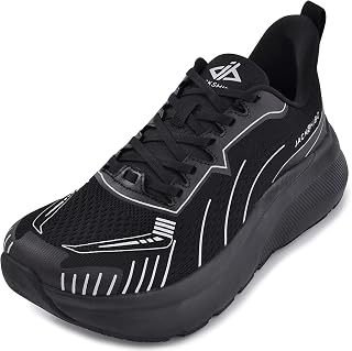 JACKSHIBO Wide Toe Box Shoes Men Arch Support Slip On Zero Drop Sneakers