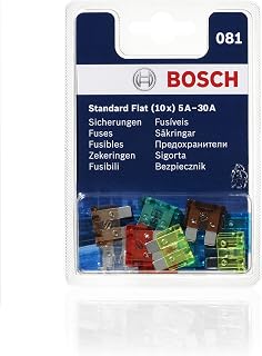 Bosch Pack of 10 standard fuses from 5 A to 30 A