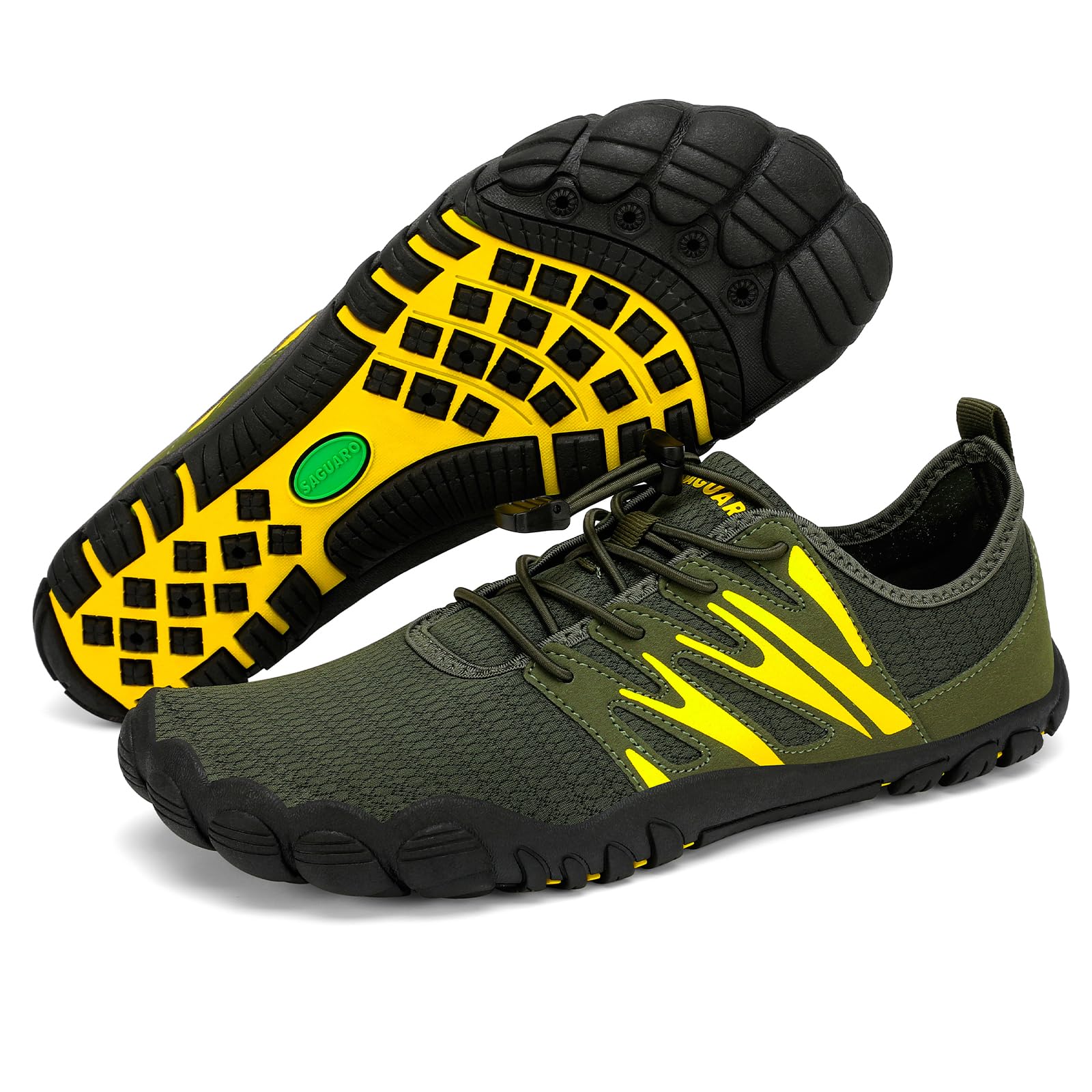 SAGUARO Barefoot Men's Shoes Lightweight Breathable Quick Dry Water Shoes, 6-13 