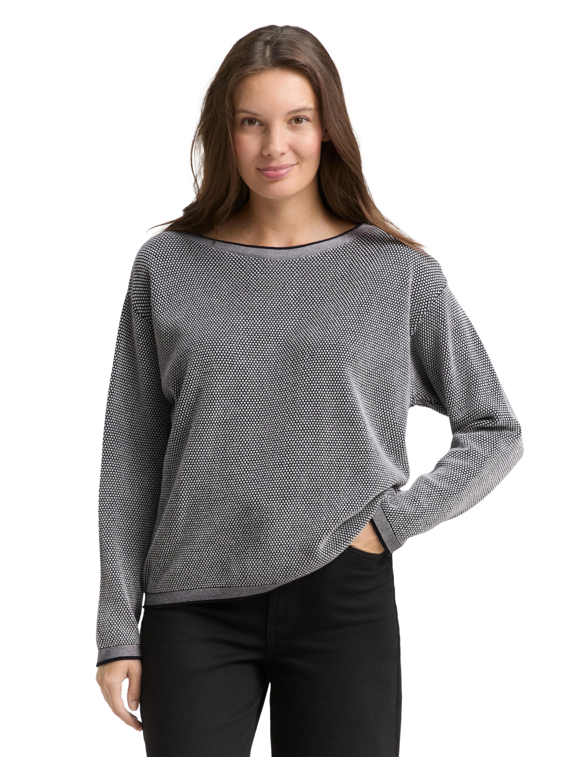 TOM Tailor 1030507 Women's Ruched Detail Sweatshirt (Pack of 1)