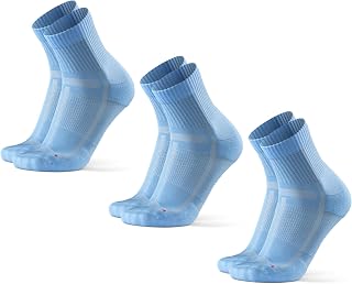 DANISH ENDURANCE Quarter Lightweight Compression Running Socks - 3 Pairs