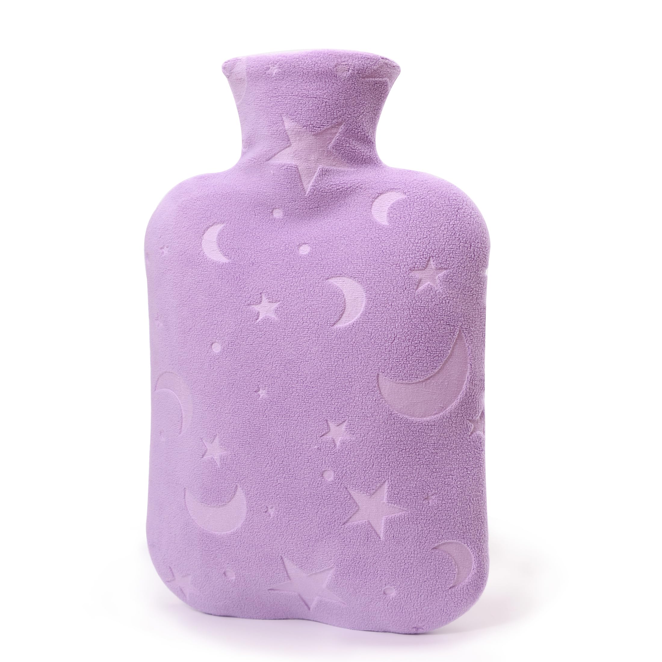 DICEVER Hot Water Bottle with Soft Cover, 2L Hot Water Bag for Menstrual Cramps,