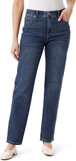 Gloria Vanderbilt Amanda Dream - Jeans estándar para Mujer con Panel Adelgazante, Terrace Whiskers, 16 US