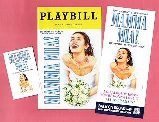 Benny Andersson "MAMMA MIA" Bjorn Ulvaeus/Christine Sherrill/Jalynn Steele/Carly Sakolove/Amy Weaver/October 2025 Broadway Playbill with (2) Two Advertising Flyers