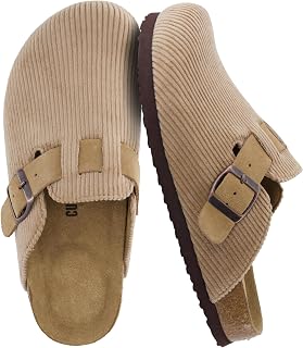 CUSHIONAIRE Women's Hana Cork Footbed Clog with +Comfort, Wide Widths Available