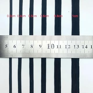 Elastic Band for Sewing 5.5 Meters Long 6mm Wide White Elastic Band for DIY Projects, Sewing Belt and Pants Waist, High Elasticity