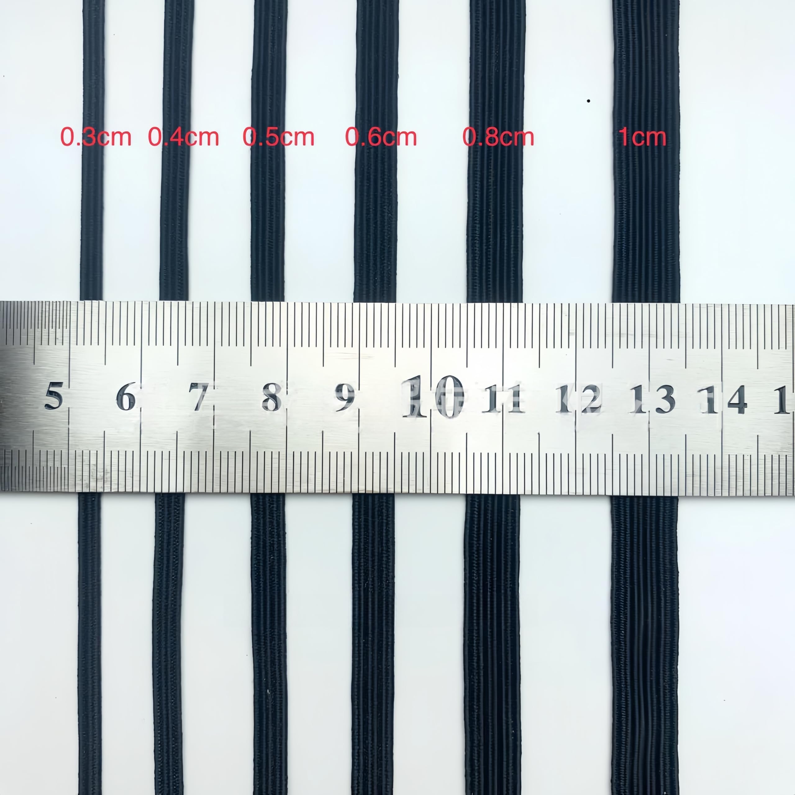 Elastic Band for Sewing 5.5 Meters Long 6mm Wide White Elastic Band for DIY Proj