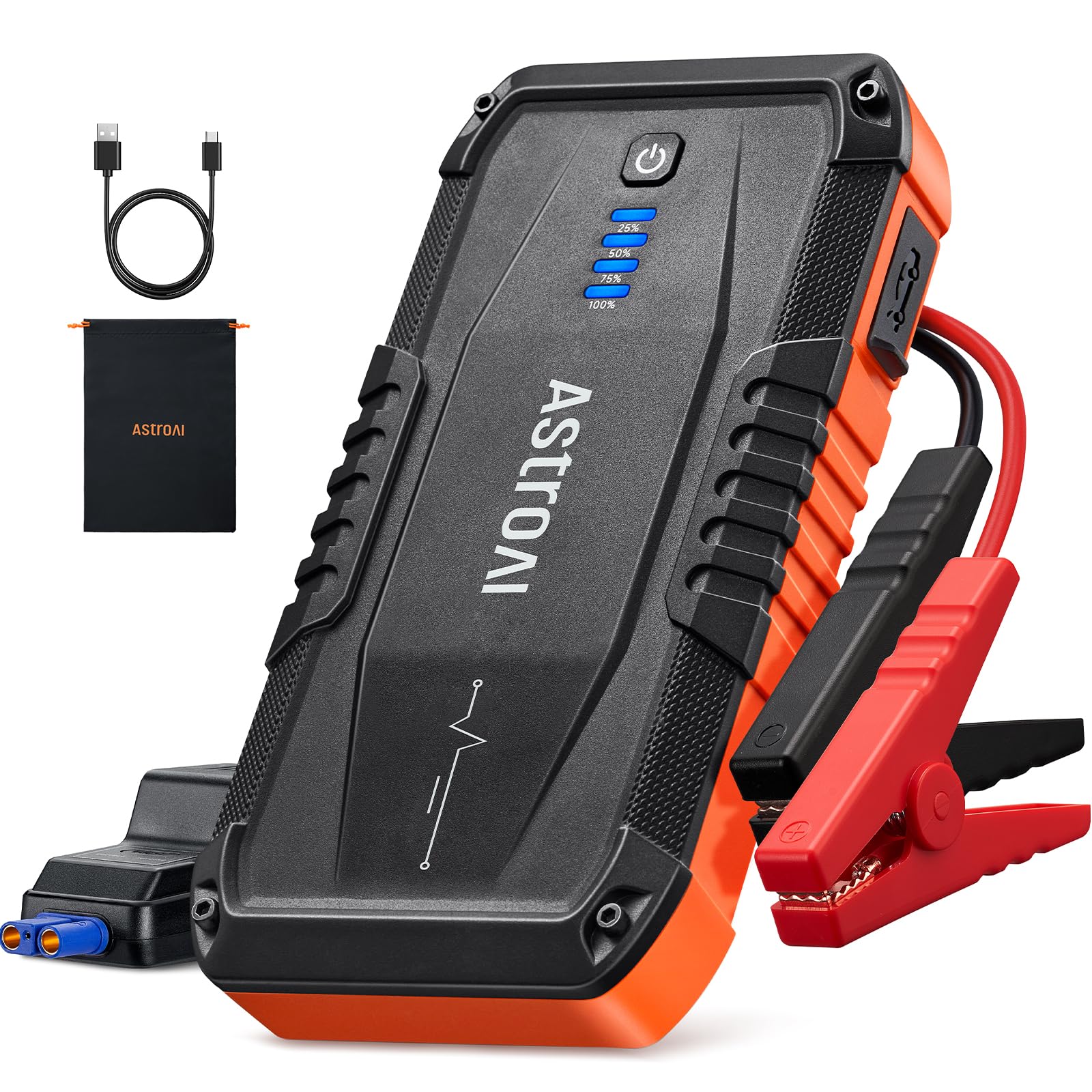 AstroAI S8 Car Battery Jump Starter 1500A - Portable 12V Lithium Jump Box | BOOS