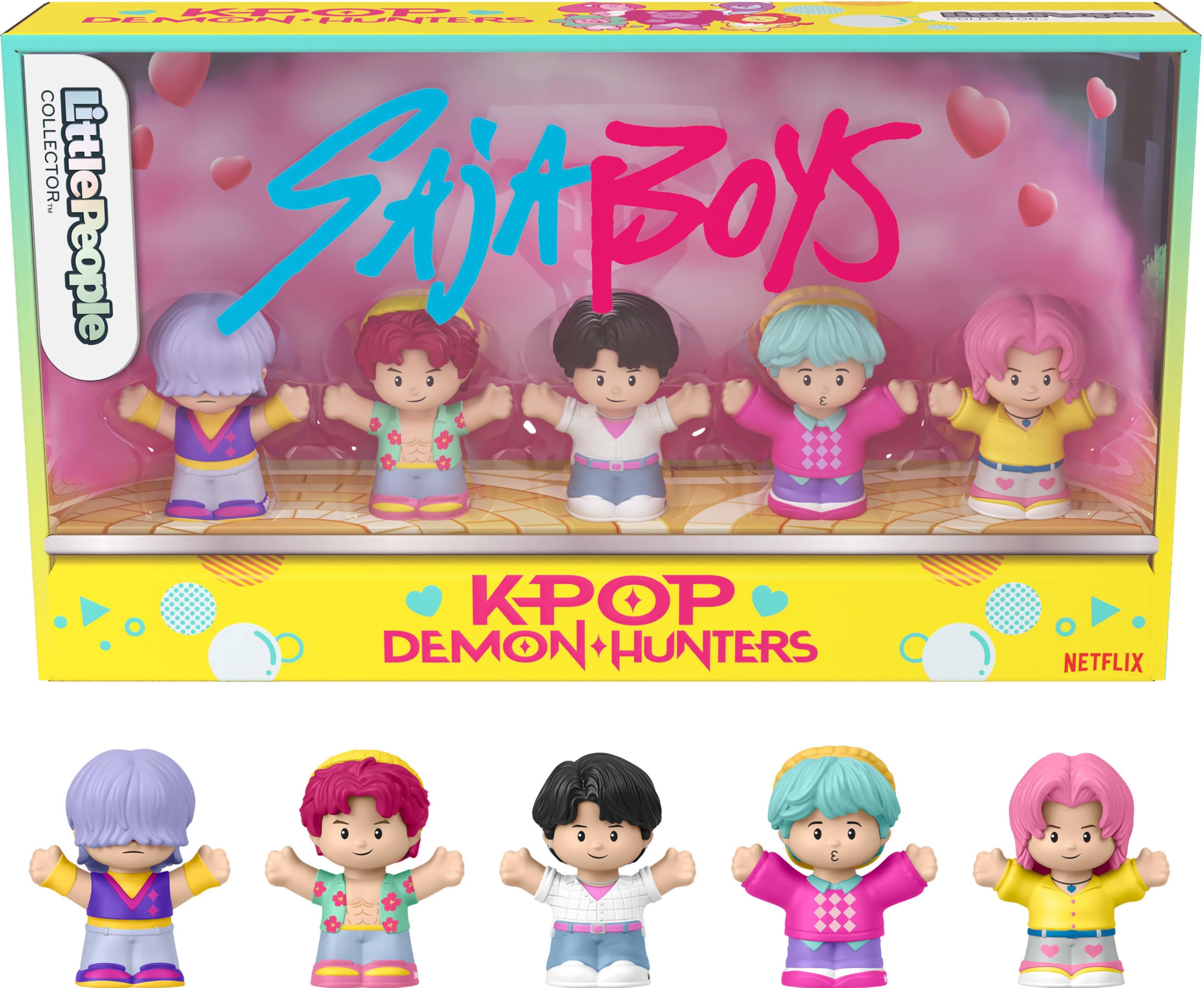 ​Little People Collector Kpop Demon Hunters: Saja Boys Special Edition Set for M