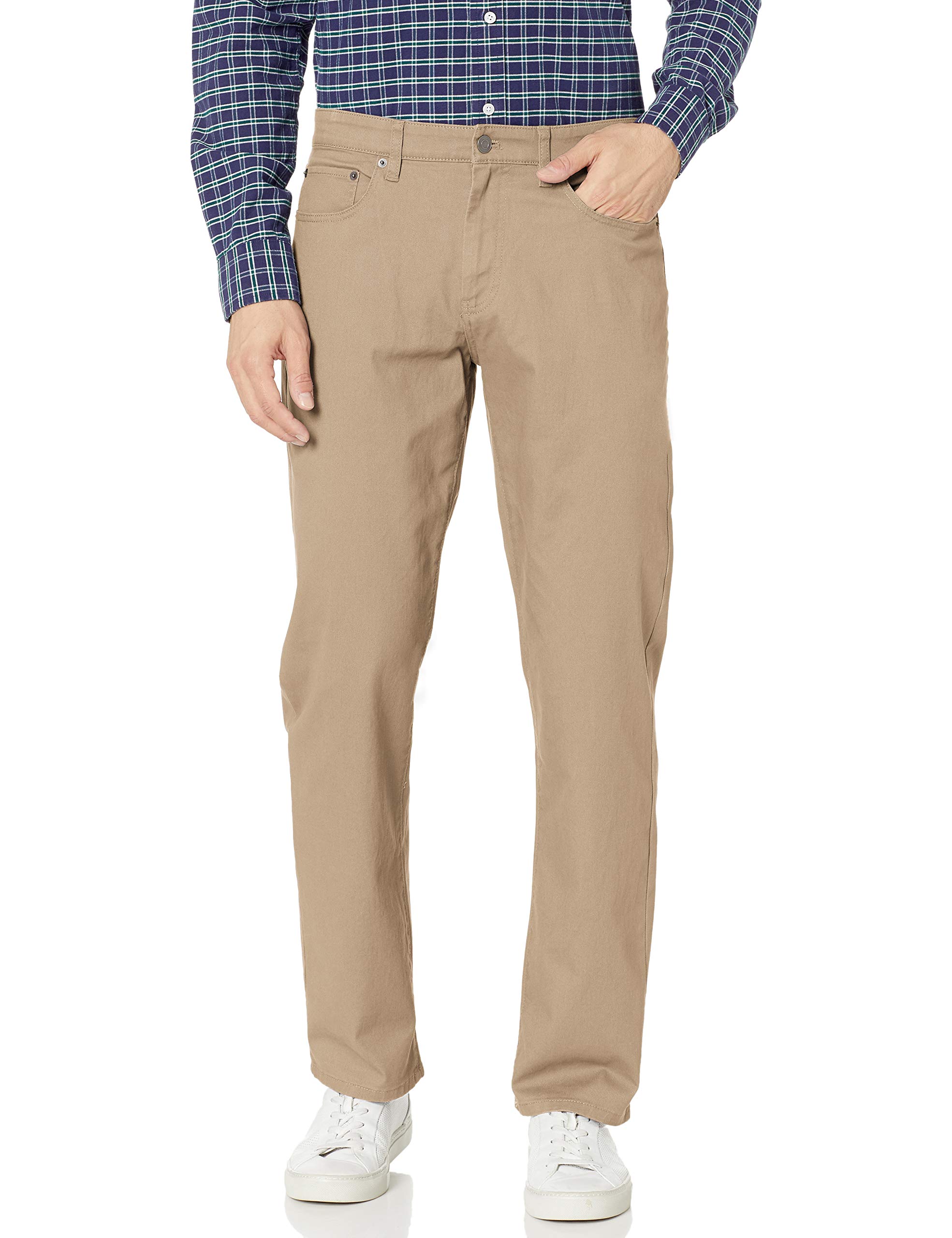 Amazon Essentials Men's Athletic-Fit 5-Pocket Stretch Twill Trouser (Available i