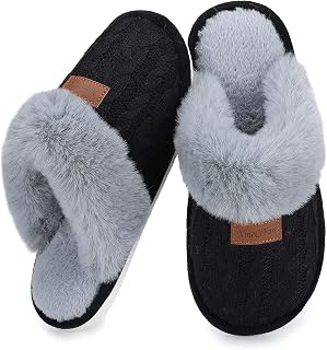 NineCiFun Womens Comfort House Slippers Indoor Outdoor Moccasin