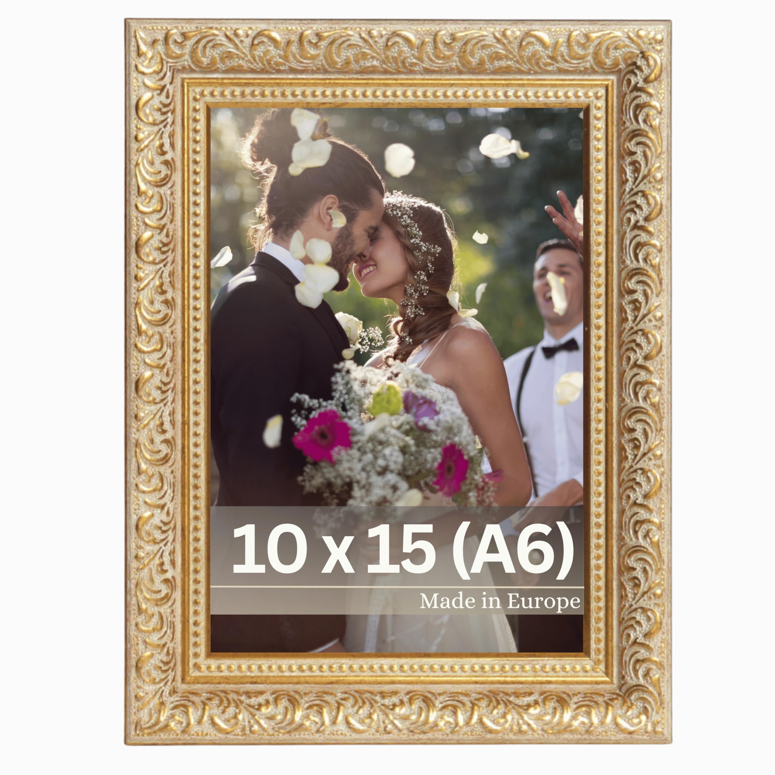 Victor photo frame "Rubens" green gold 10x15cm (A6)