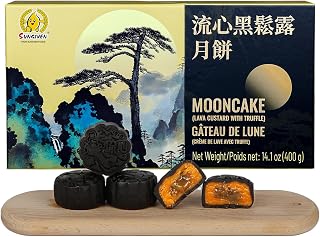 SUNGIVEN Mooncake Lava Custard Truffle 400g Snacks Cakes Mid-Autumn Festival Gifts Dessert