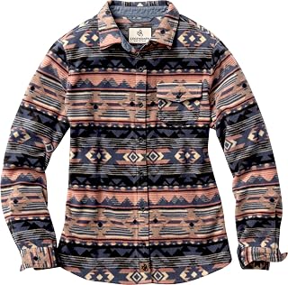 Legendary Whitetails Women's Trail Guide Fleece Button Down Shirt Long Sleeve (Pack of 1)