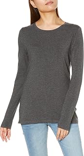 Amazon Essentials Women's Standard Fit Round Neck Long Sleeve T-Shirt (Available in Plus Sizes)