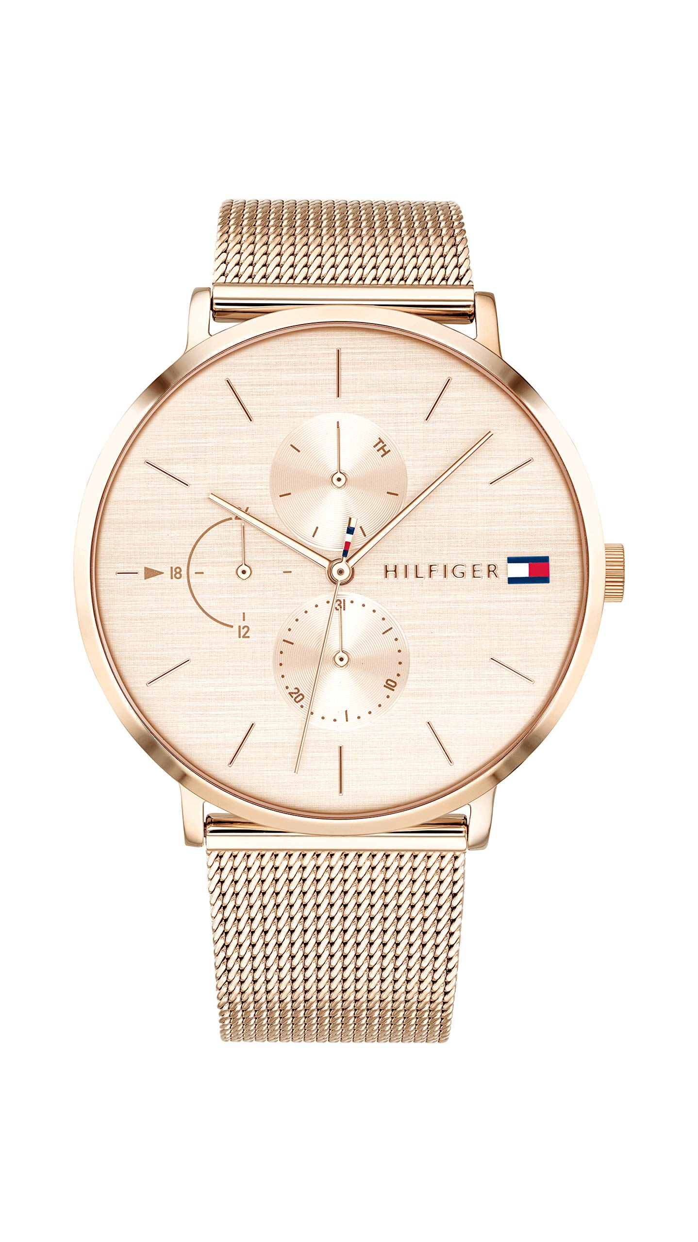 Tommy Hilfiger Women's Multifunction Quartz Watch - 3 Sub-Dials, 3ATM Water Resi