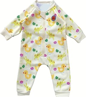 Swimbubs Baby Swimming Warm Suit Boys Fleece Lined Wetsuit Girls UV UPF50 Sun Protection Swimsuit
