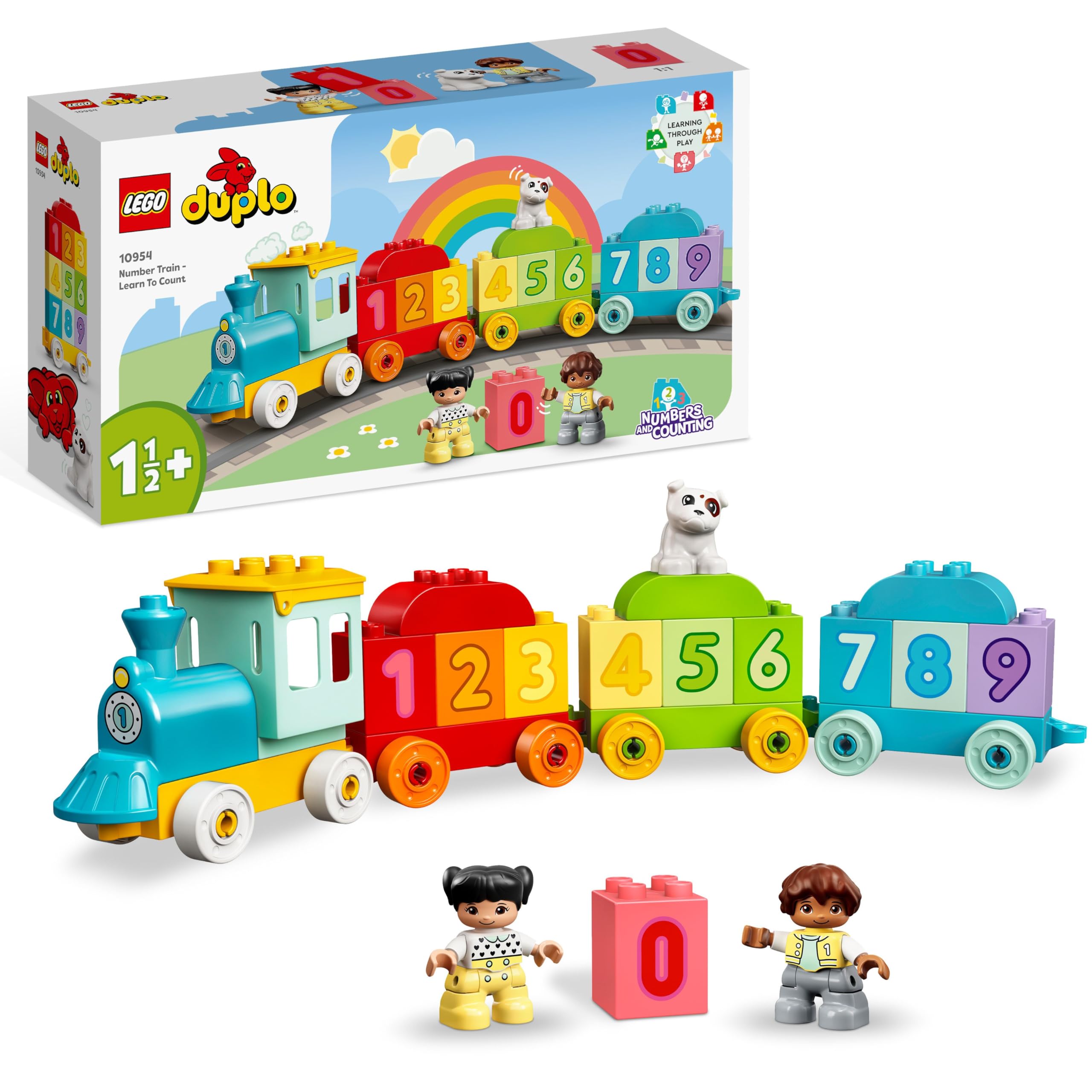 LEGO DUPLO Number Train - Learn To Count 10954 | Toys for 1+ Year Old Girls & Bo