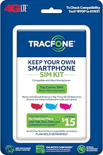 Tracfone Keep Your Own Phone 3-in-1 Prepaid SIM Kit