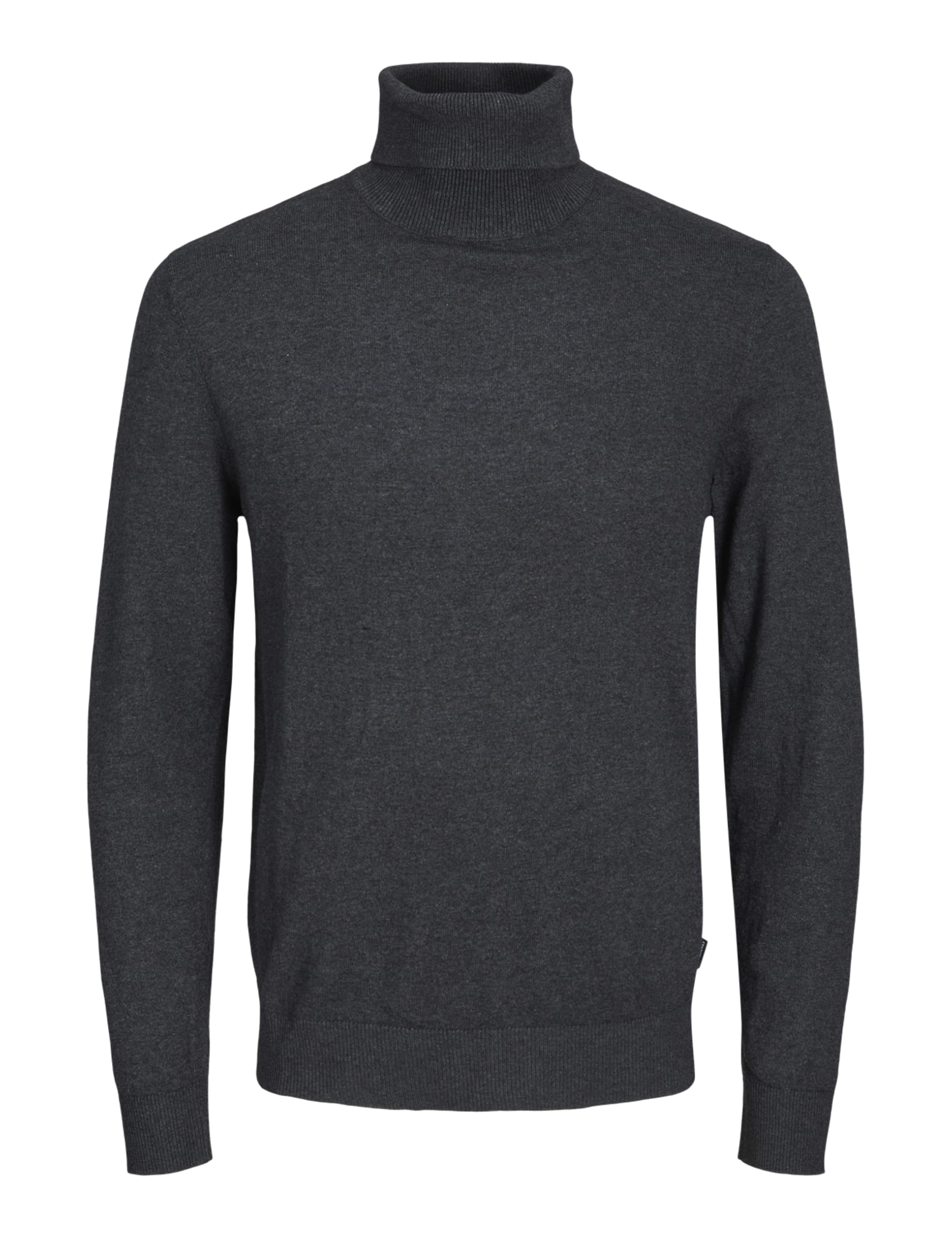 JACK & JONES JJEEMIL Men's Slim Turtleneck Sweater Classic Long Sleeve Round Nec