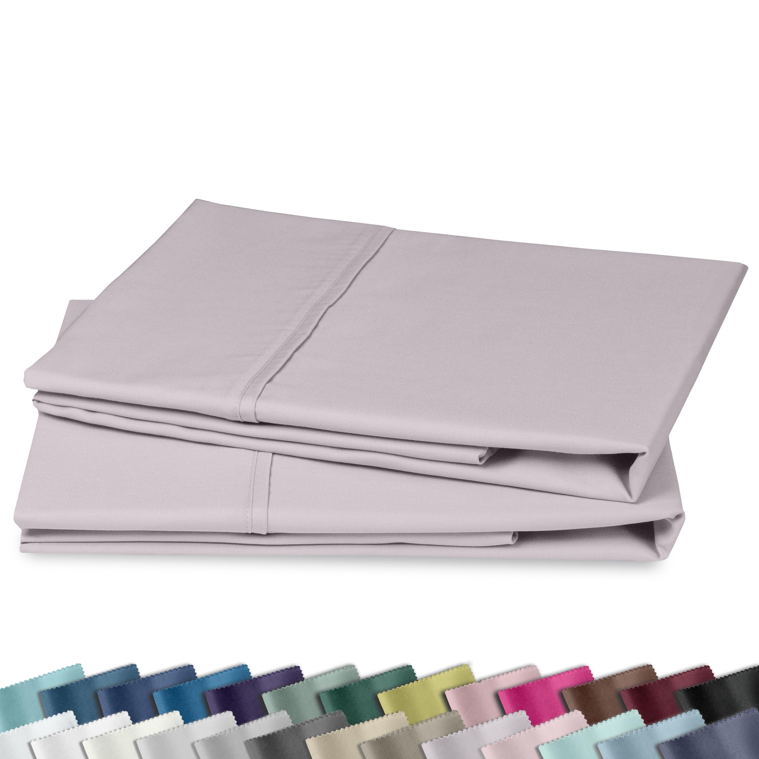 California Design Den King Size Pillowcase Set - 400 Thread Count, 100% Cotton S