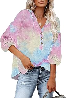 PLOKNRD Hoodie Women's V-Neck Pullover Drawstring Thin Hoodie