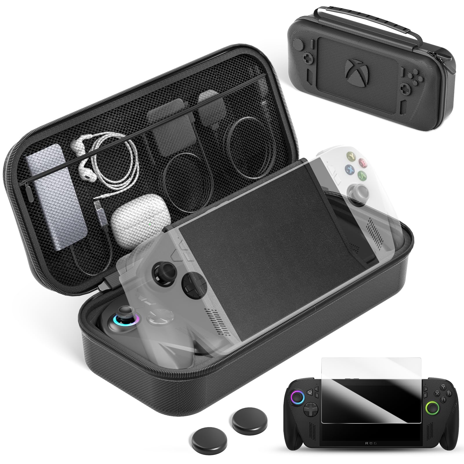 LVVIL Hard Shell Carrying Case for ASUS ROG Xbox Ally/X (2025), Protective Trave