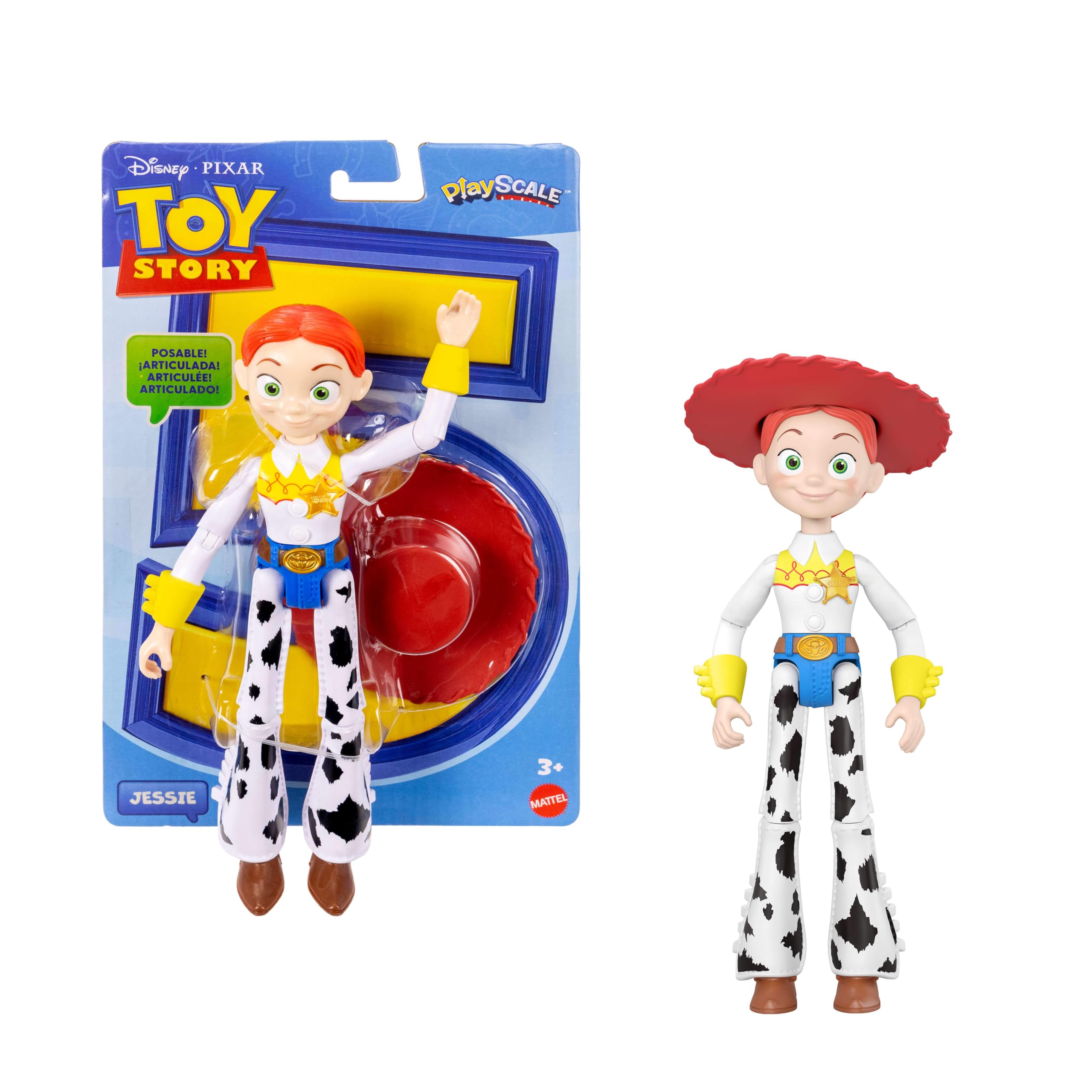 ​Mattel Disney and Pixar Toy Story 5 Jessie Action Figure | 7-inch Playscale, 1 