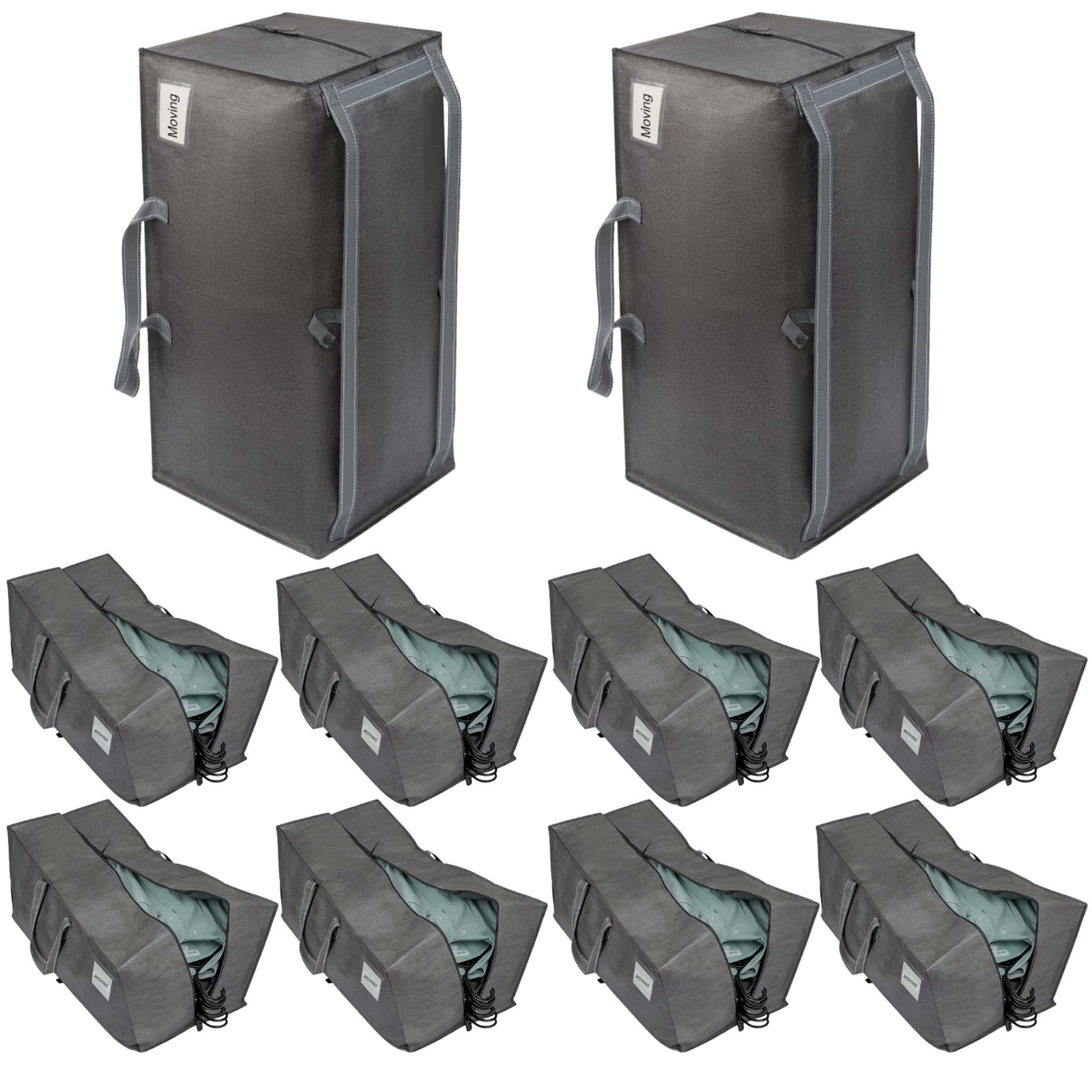 VENO Moving Bags w/Backpack Straps, Moving Supplies, Moving Boxes, College Packi