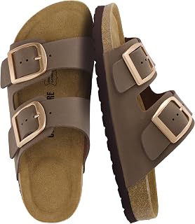 CUSHIONAIRE Laz - Sandali da donna in 100% vera pelle con plantare in