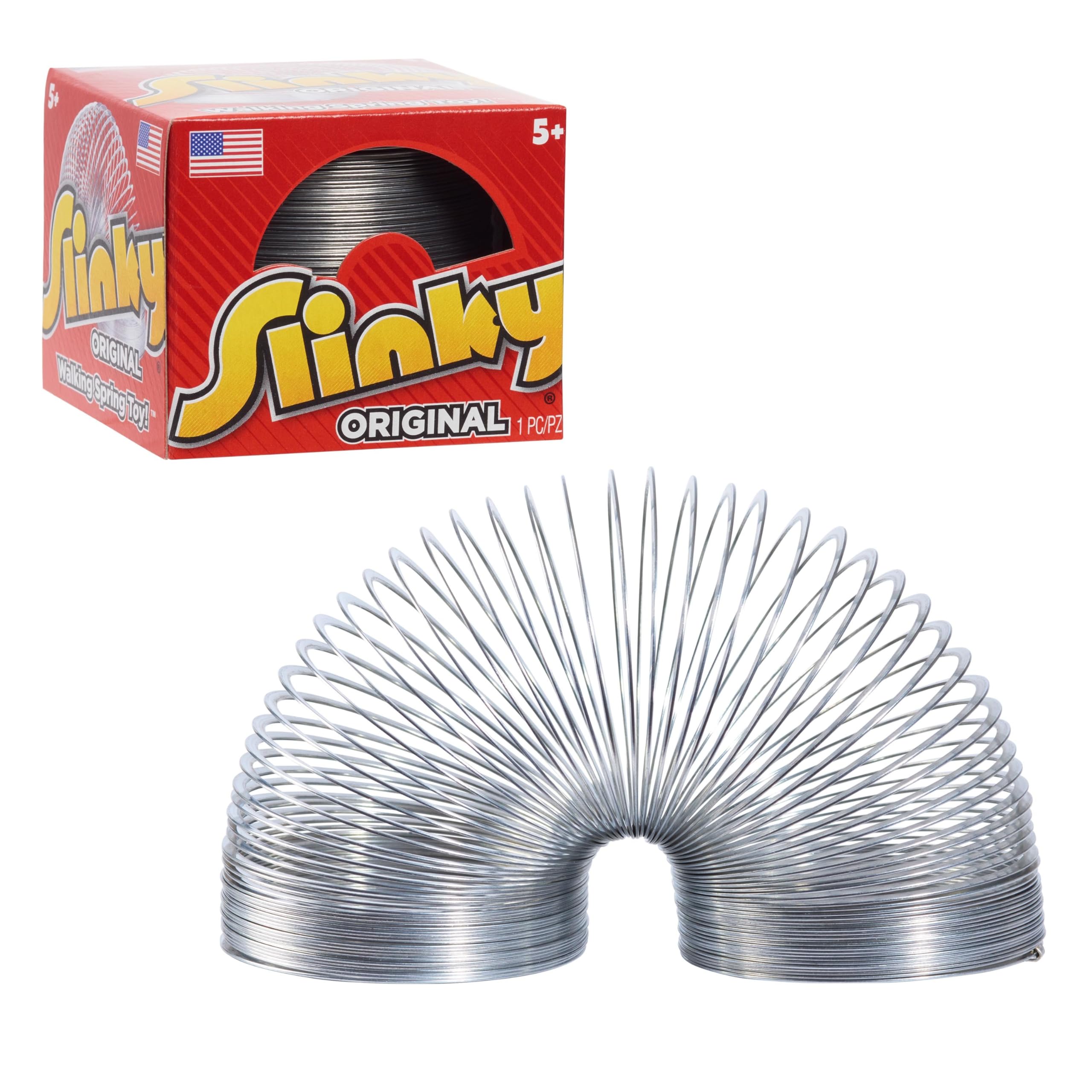 Slinky Brand The Original Slinky Walking Spring Toy, Metal Slinky, Easter Basket