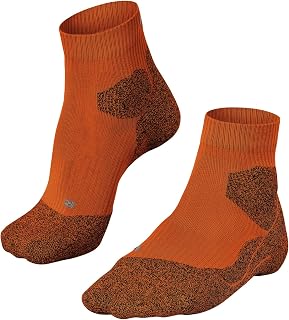 FALKE Men's RU Trail Running Socks Lightweight Cushioning Anti Blister Compression Zones for Ankle Support Low Cut Short Quick Dry Breathable Functional Yarn 1 Pair