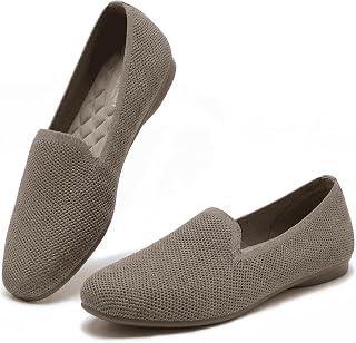 Puxowe Women's Ballet Flats, Slip On Walking Shoes for Women