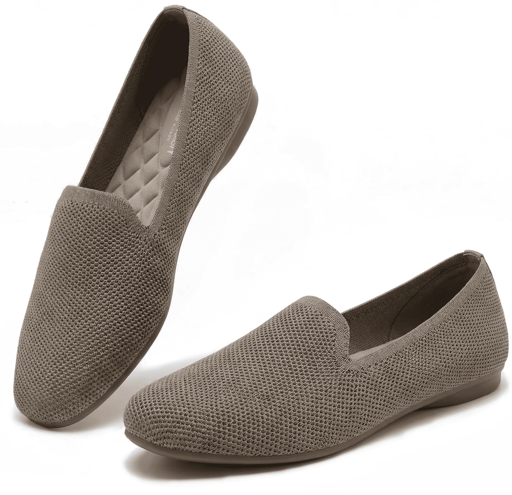 Puxowe Women's Ballet Flats, Slip On Walking Shoes for Women